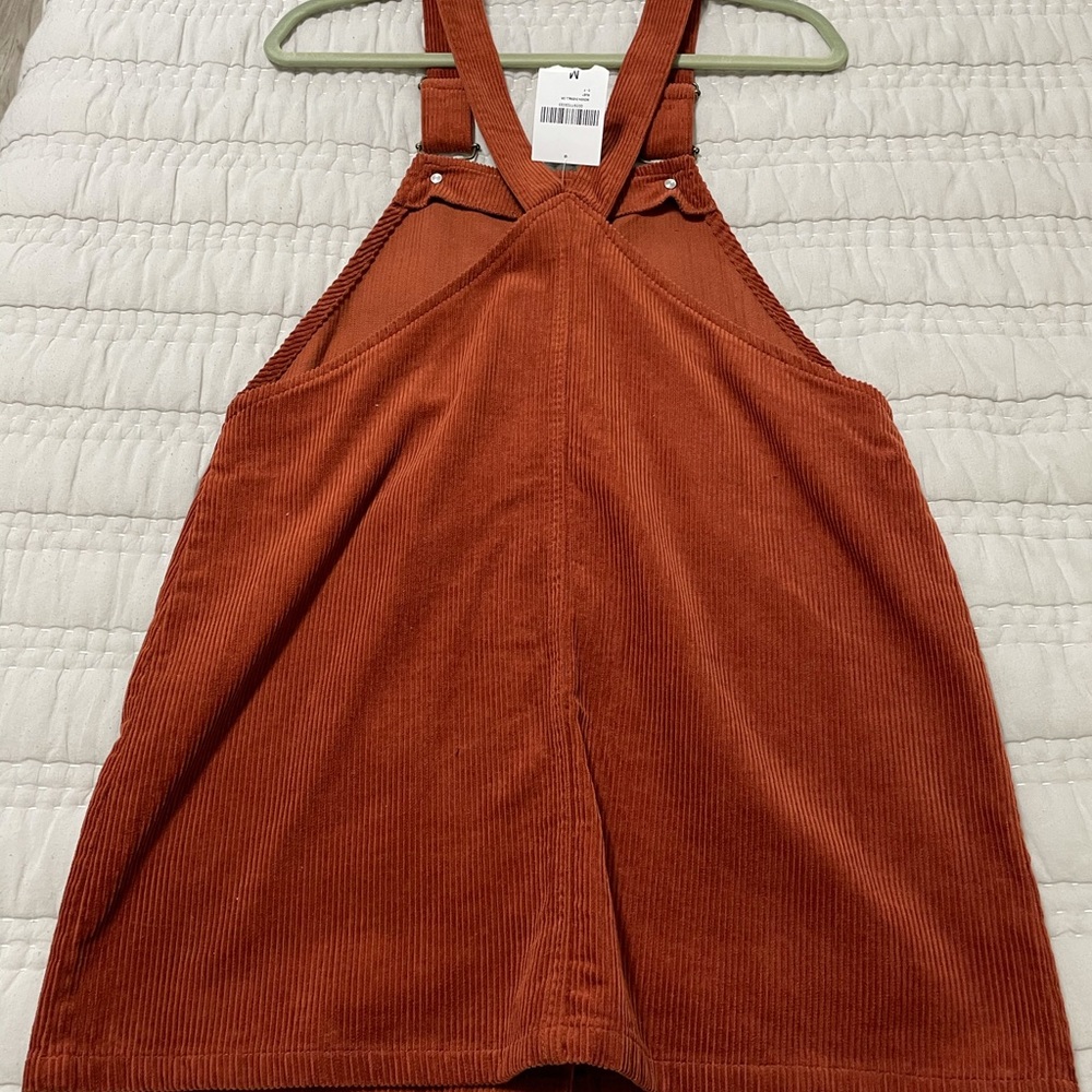Corduroy Pinafore Dress - Picture 2 of 4